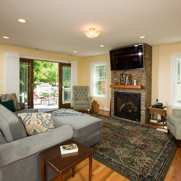 Enlarging the home by Infusing it with a Two Story Addition in Arlington VA
