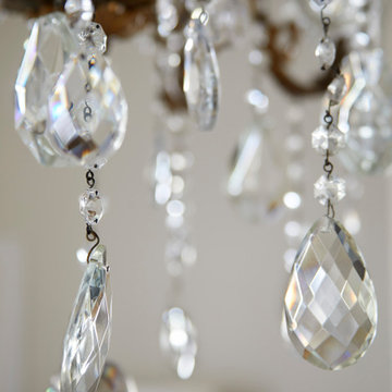 Classic Chandelier in a Belgravia Townhouse designed by Rose Narmani