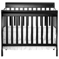 Dream On Me Aden Convertible 4-in-1 Mini Crib, Black