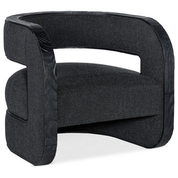 Hooker Furniture CC291-499 CC 30"W Fabric Accent Chair - Charred Black