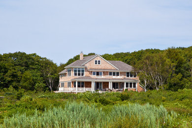 Inspiration for a timeless exterior home remodel in Boston