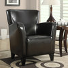 Monarch Contemporary Chair In Brown And Black Finish I 8075