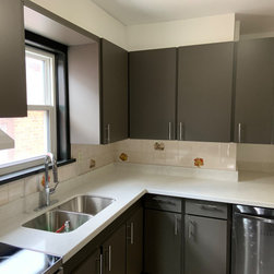 Profile A | Grey, Light Brown, Matte Cabinet Doors - Kitchen Cabinetry
