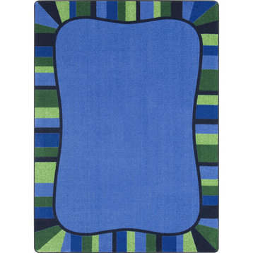 Colorful Accents 5'4" x 7'8" area rug, color Seaglass