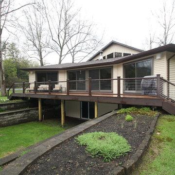 Porch Upgrade with Trex Deck & Cable Railing