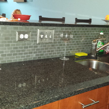 Urban Galley Kitchen & DryBar Before Photo