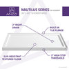 Nautilus Series 60"x36" Shower Base in White