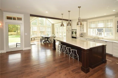 Inspiration for a transitional kitchen remodel in Chicago