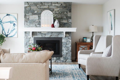 Inspiration for a living room remodel in Vancouver