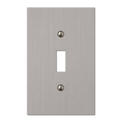 Elan Brushed Nickel Switchplate - Switch Plates And Outlet Covers