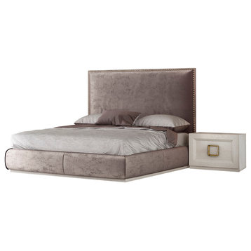 MA62 Bed, King With Nightstand