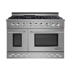 NXR SC 48" Stainless Steel Gas Range, 6 Burner with Dual Convection Oven SC4811