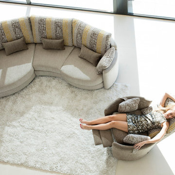 Venus Recliner Swivel Chair by Famaliving California