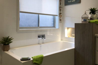 Beachy Bathroom Reno
