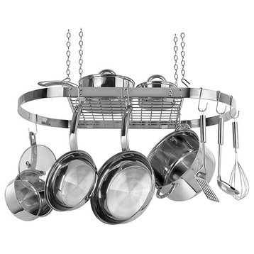 Pot Rack Oval Stainless Steel