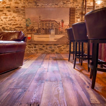 Wide Plank Antique Oak Flooring