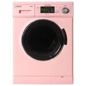 Conserv Pro Compact 110V Vented/Ventless 13 lbs Combo Washer Sensor Dry 1200 RPM, Pink