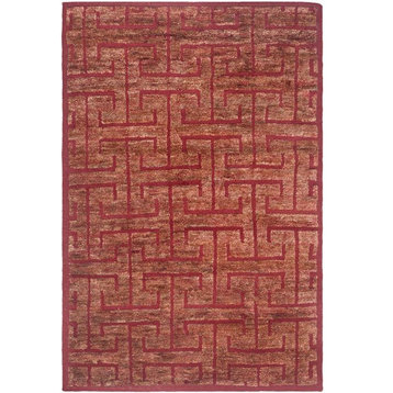 Safavieh Tangier Collection TGR417 Rug, Red/Rust, 5' X 8'