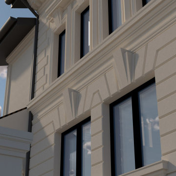 Bucharest House 5 - Complete Facade Renovation