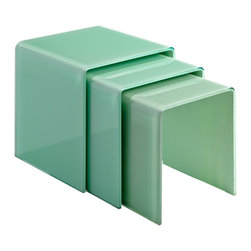 Waterfall Nesting Side Tables - Side Tables And End Tables