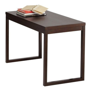 Hondah Solid Wood 64 Inch Modern Industrial Home Office Desk