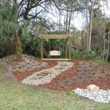 Pergola for swing