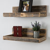 Reclaimed Wood Floating Shelves, Set of 2