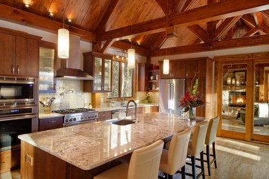 This is an example of a kitchen in Raleigh.