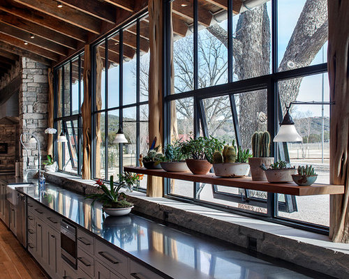  Rustic  Galley  Kitchen  Design Ideas  Remodel Pictures Houzz