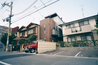 和モダンなおしゃれな家の外観の写真
