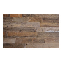 Reclaimed wood wall