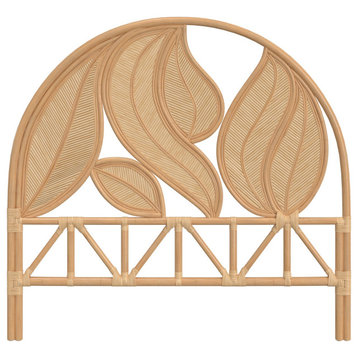 Palm Springs Rattan Headboard, Natural, Queen Size