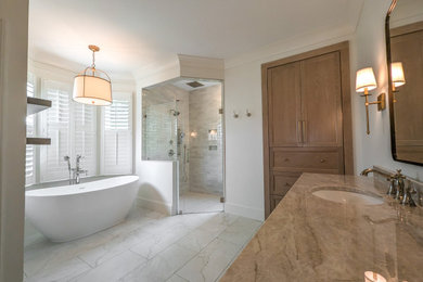 Inspiration for a timeless bathroom remodel in Other
