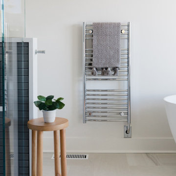 Coastal Blues Primary Bathroom Renovation
