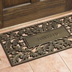 Oak Leaf Surname Doormat - Doormats