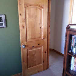 Interior Wood Doors: KNOTTY ALDER 2 PANEL ARCHED DOOR (1-3/4") by ETO Doors - Interior Doors