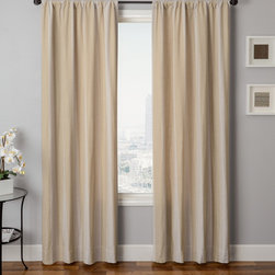 Blindsgalore Signature Drapery Panel: Azure Stripe - Curtains