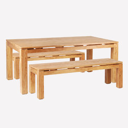 Wintons Teak Pierson Dining Set - Outdoor Dining Sets