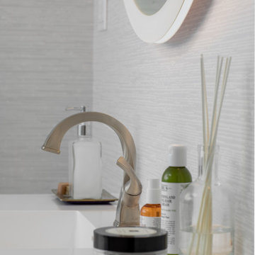 WALLCOVERING AND FAUCET