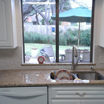 KITCHEN - Backsplash - Porcelanosa Prisma Nacar Large Panel Tile