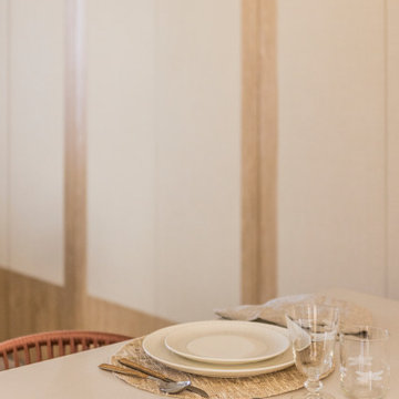 Cocina con zona de barra