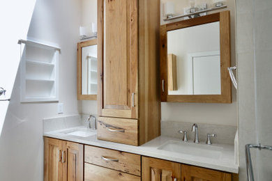 Bathroom - modern bathroom idea in Seattle