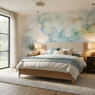 Custom Wall Mural — Residential Interior