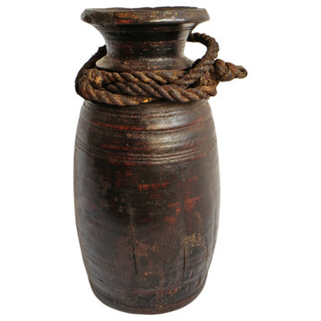 Consigned Nepal Tekhi Wood Pot