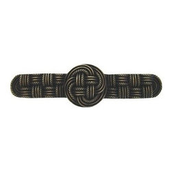 Inviting Home Inc. - Classic Weave, Antique-Style Brass - Cabinet And Drawer Handle Pulls