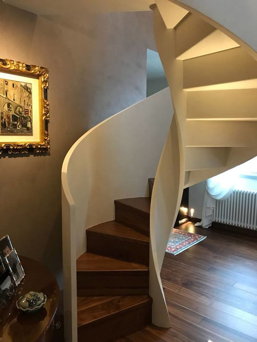 Remodel / Cover / Plaster Wooden Spiral Staircase