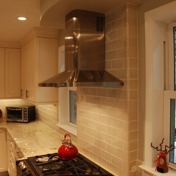 Isolated Oven Hood & Cooktop