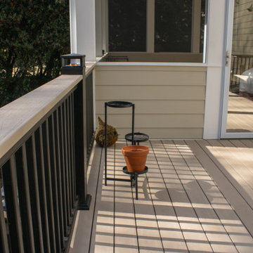 Deck Resurface and Screened-In Porch Build with Timbertech LED Lantern Post Caps