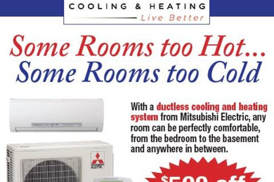 Mitsubishi Ductless Heating and Cooling Systems
