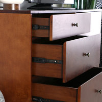 52" Mid, Century TV Console, Walnut